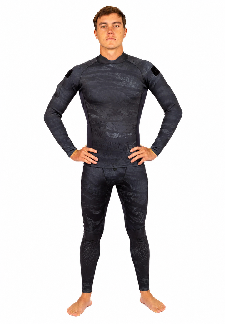 Tropicam Black Lycra Leggings