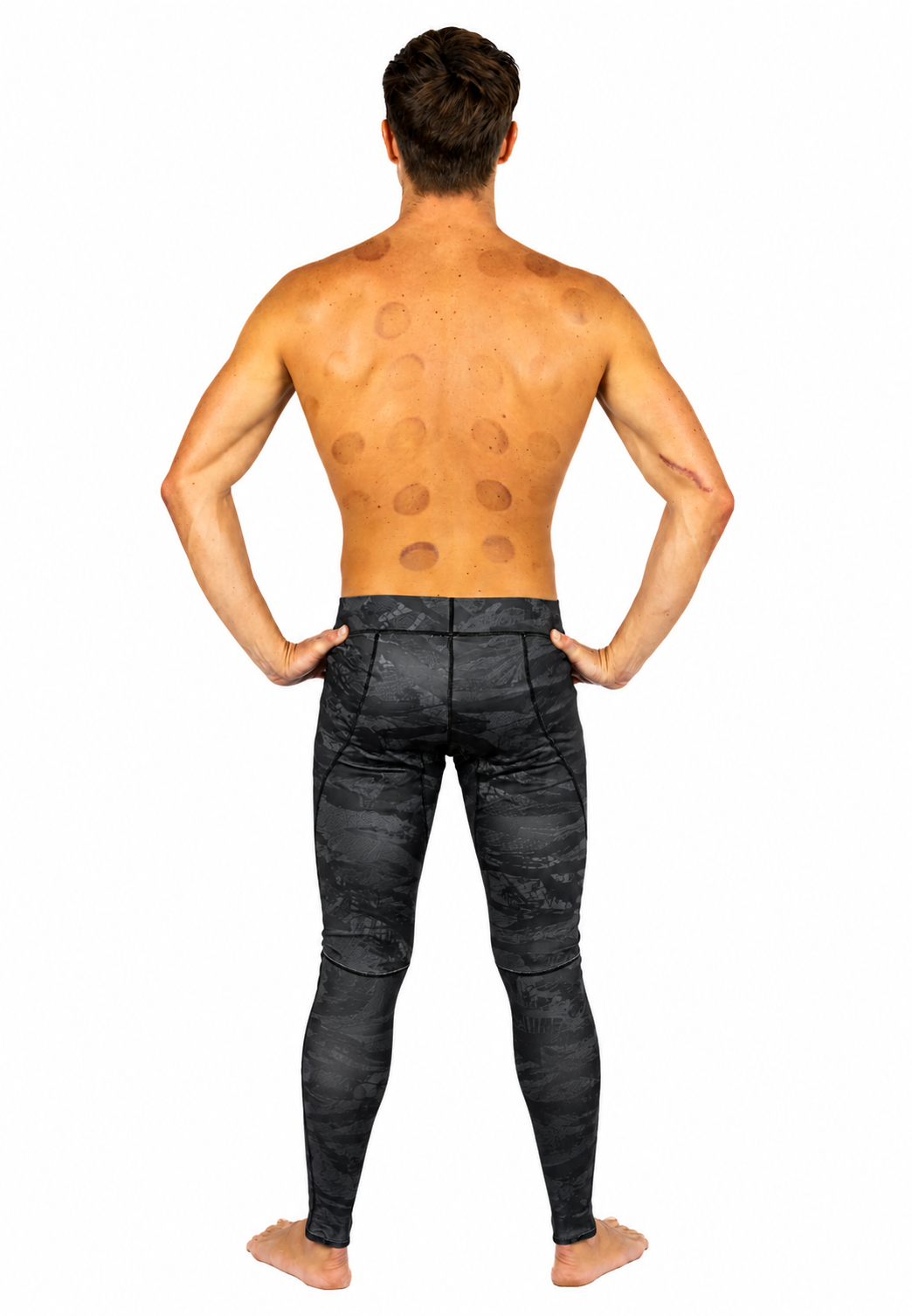 Tropicam Black Lycra Leggings