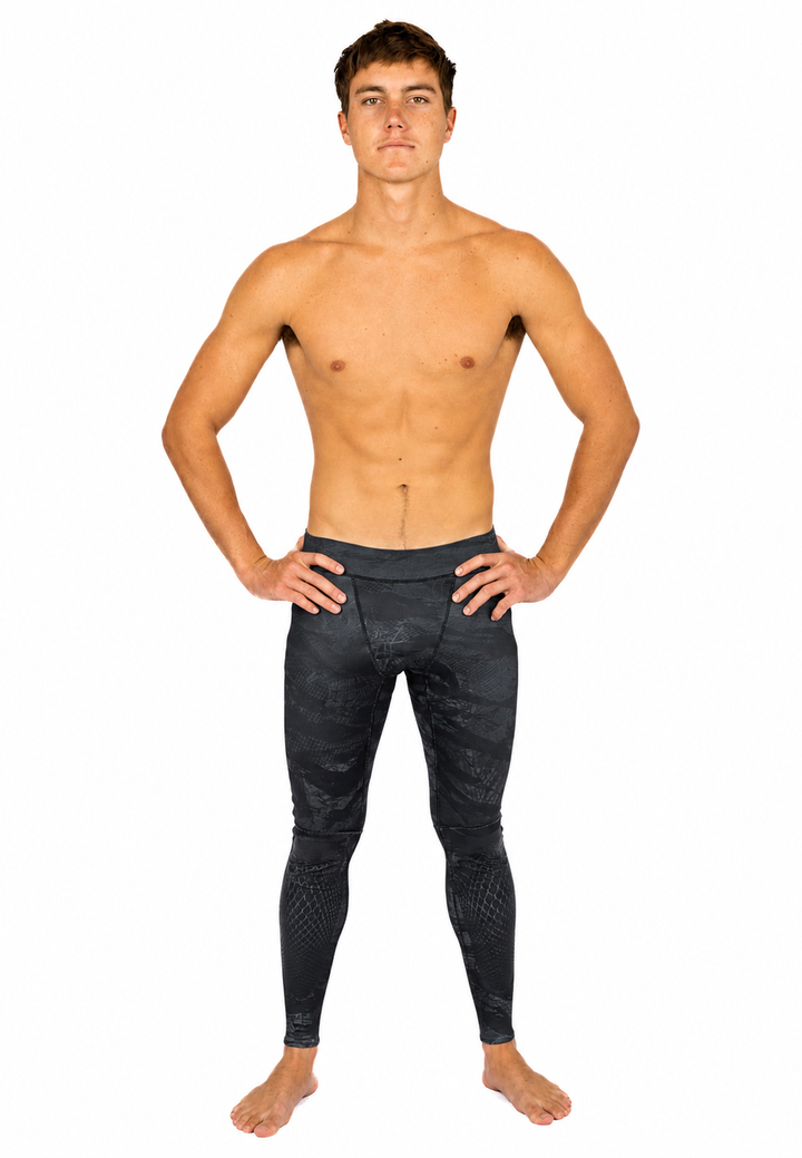 Tropicam Black Lycra Leggings