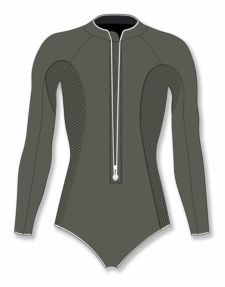 Front-view digital illustration of a women&