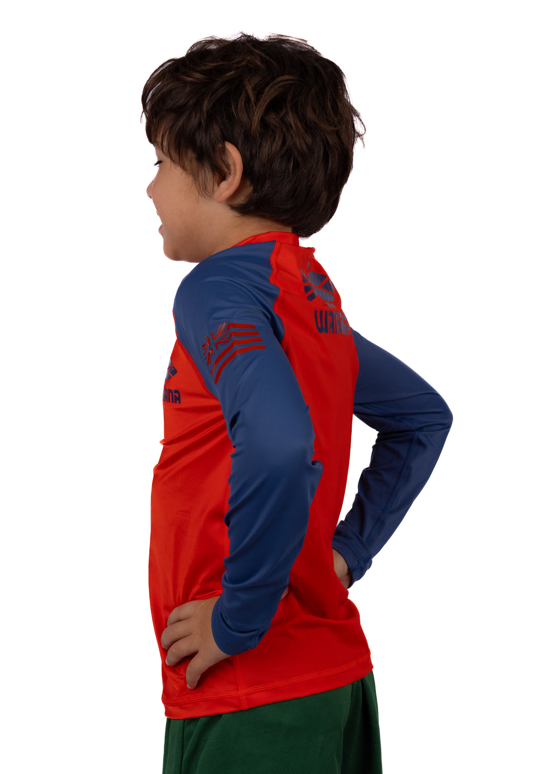 Children's Red Long Sleeve Rashguard