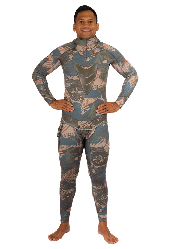 Men’s Hawaiian Brushstroke Spearfishing 1.5mm Wetsuit